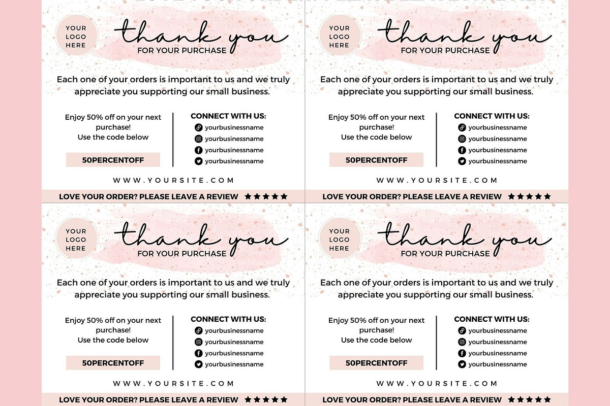 Business Thank You Card Canva 8, a Card Template by bonadigitals (Photo 3 of 3)