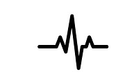 Modern heartbeat symbol icon vector, an Illustration by Amazin_art (Thumbnail 16 of 20)