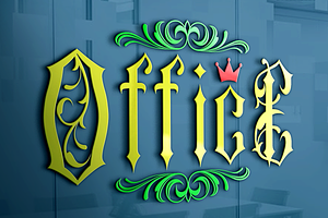 Decor - Blackletter Font