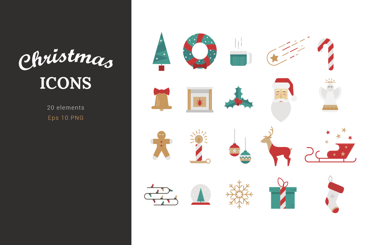 Christmas flat set, an Illustration by Fay_Francevna (Photo 2 of 4)