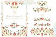 Watercolor Pomegranate collection, a Decorative Illustration by WonderWonder (Thumbnail 7 of 12)