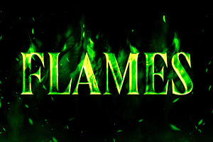 Burning Flames PS Text Effect