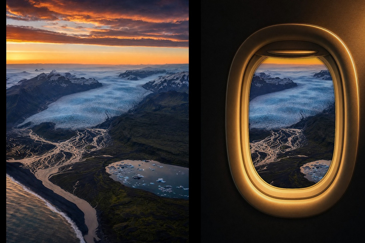 Airplane Window Photo Effect, a Social Media Template by DesignerCandies (Photo 5 of 5)