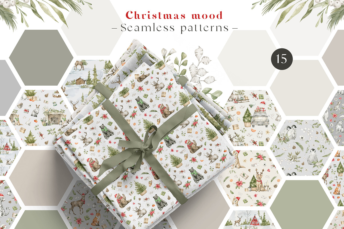 Christmas Mood. Winter animals, an Animal Illustration by Kreker Kate (Photo 4 of 12)