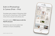 Instagram Canva Minimalist Templates, a Social Media Template by angela simone creative (Thumbnail 8 of 25)