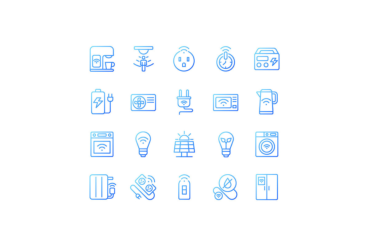 Energy saver pixel perfect gradient, an Icon by IMG Visuals