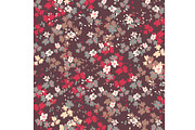 Fall Floral Seamless Pattern, a Pattern Graphic by Sharon Schwalbe (Thumbnail 4 of 4)