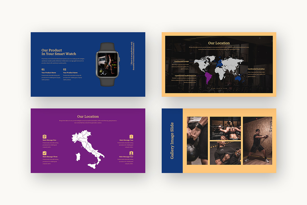 Casio : Gym Promo Keynote preview 8