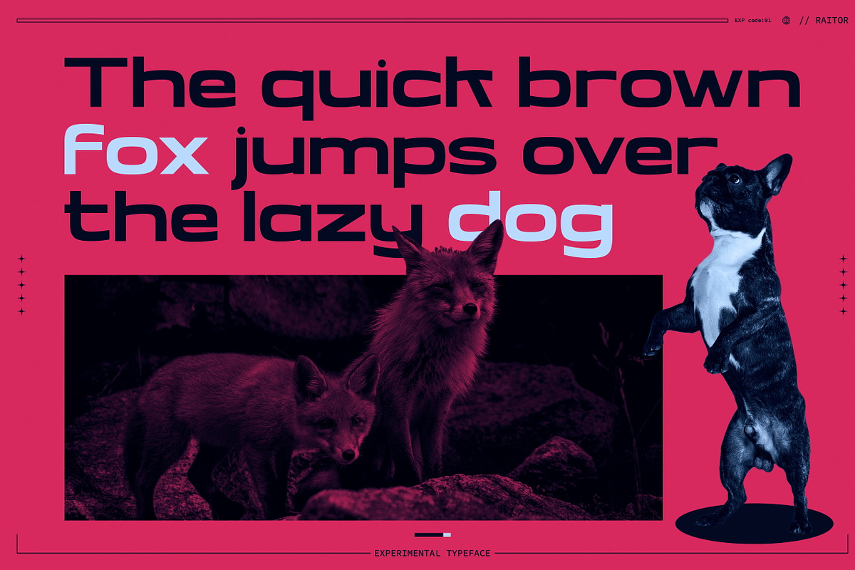 Raitor - Futuristic Display Fonts, a Sans Serif Font by Ian Irwanwismoyo (Photo 11 of 14)