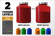 5lb Whey Protein Jar Mockup D2-Pro, a Packaging Mockup by Design Warlord (Thumbnail 3 of 16)