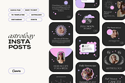 Astrology Instagram Post Templates, a Social Media Template by marmaries (Thumbnail 1 of 6)