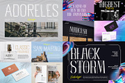 Modern Display Font Bundle 7, a Script Font by Nathatype (Thumbnail 7 of 11)