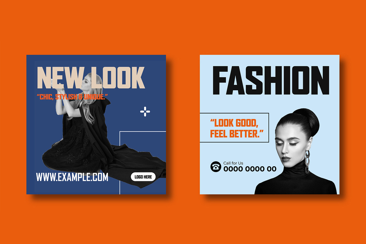 Fashion Social Media Post Set, a Social Media Template by MightyDesign (Photo 4 of 8)