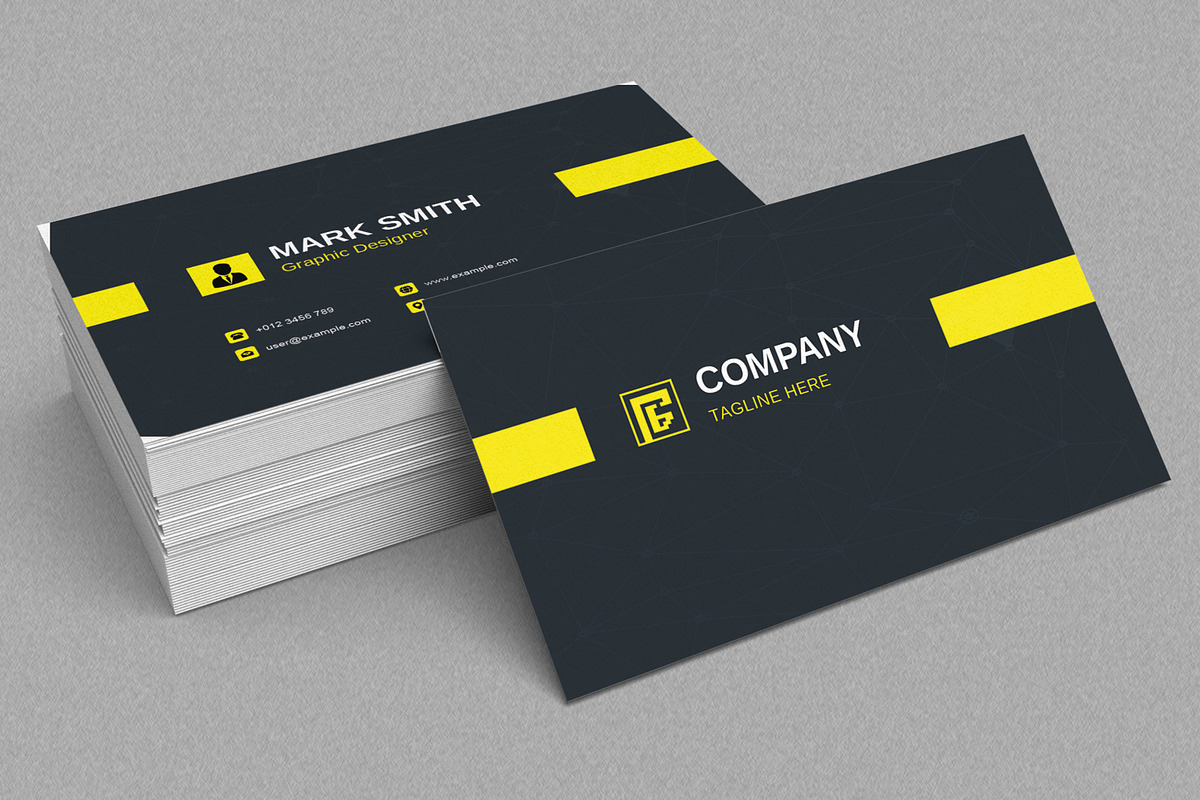 Business Card Layout, a Business Card Template by MightyDesign (Photo 2 of 6)