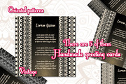 Vintage greeting cards with mandala, a Card Template by BEZIL-ART (Thumbnail 5 of 7)