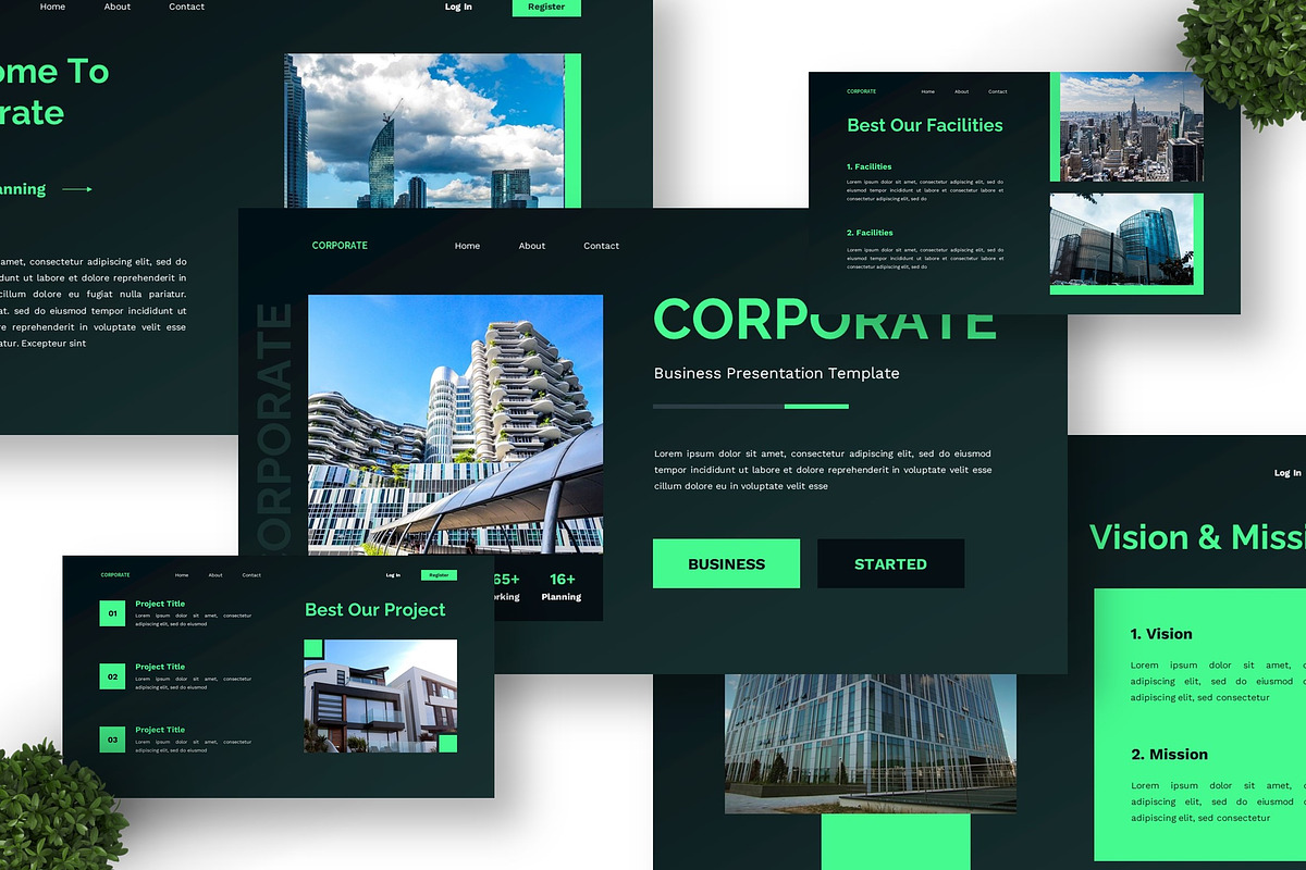 Corporate - Business Google Slide, a Presentation Template by Deepslide Studio (Photo 5 of 6)