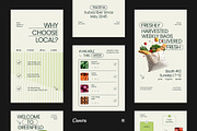 Groceries Instagram Template Pack, a Social Media Template by fakhroo (Thumbnail 1 of 5)