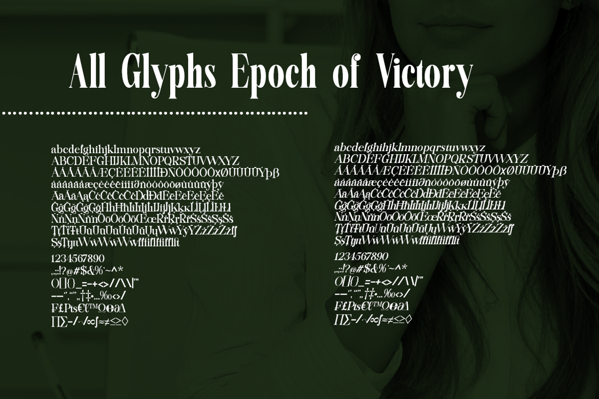 Epoch of Victory, a Serif Font by groens (Photo 4 of 7)