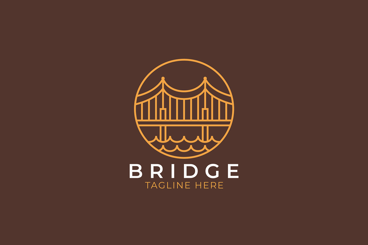 Bridge Logo At Circular Frame Brand, a Branding & Logo Template by Signatoro (Photo 3 of 3)