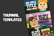 YouTube 8-Bit Gaming Channel Assets, a Social Media Template by IFBdesign (Thumbnail 4 of 4)