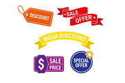 Special Offer Sale Discount Tags Set, an Object Graphic by zahidhossainalif (Thumbnail 2 of 3)