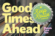 Blonde Vintage Duo, a Script Font by Letter Fresh (Thumbnail 3 of 13)