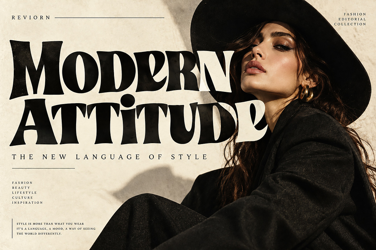 Reviorn, a Serif Font by Wow Magic (Photo 3 of 6)