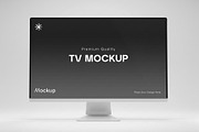 Smart TV Screen PSD Mockup, a Product Mockup by graphypix (Thumbnail 4 of 4)