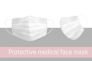 Realistic medical face mask, a Mask Mockup by Kseniia_designer's shop (Thumbnail 1 of 4)