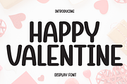 Happy Valentine | Script Font, a Script Font by Scratchones (Thumbnail 1 of 8)