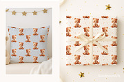 Teddy Bear Patterns & Clipart, an Animal Illustration by GoldmoonUA (Thumbnail 4 of 5)