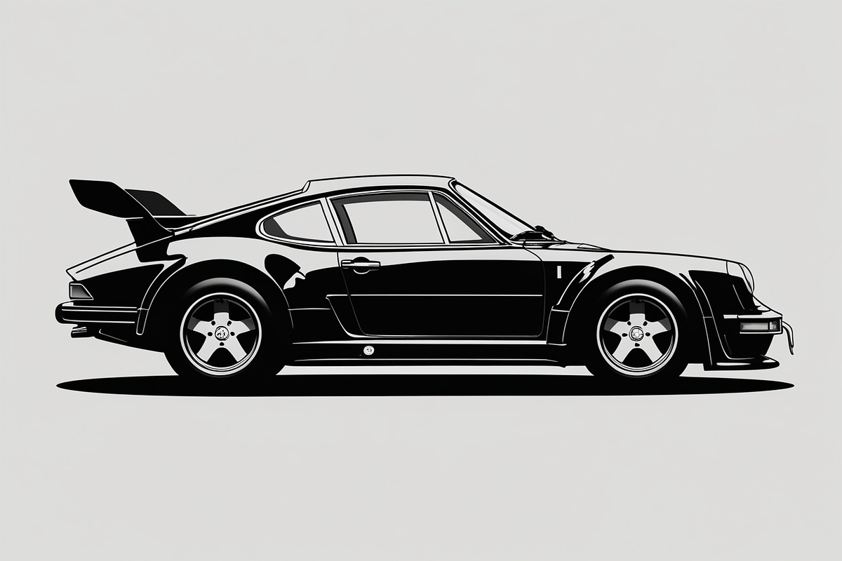 Retro Car Vector Set, an Illustration by hafijul (Photo 3 of 9)