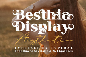 Besthia Display Font Duo