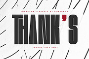 Theadzan - Super Bold Condensed, a Sans Serif Font by Almarkhatype (Thumbnail 11 of 11)