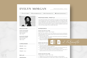 Modern Resume Template - The Morgan