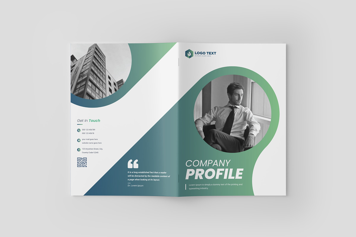 Business Magazine Brochure Template, a Brochure Template by zahidhossainalif (Photo 2 of 7)