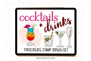 DRINKS BUNDLE Procreate Stamps, a Brush Add-On by Michelle Kirsch Creative (Thumbnail 10 of 18)
