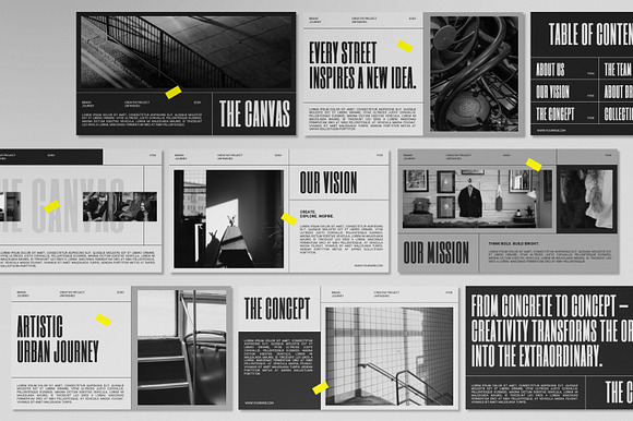 CANVAS Urban Powerpoint Template preview 8