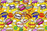 Seamless comic book page pattern, a Pattern Graphic by Yayasya (Thumbnail 3 of 3)