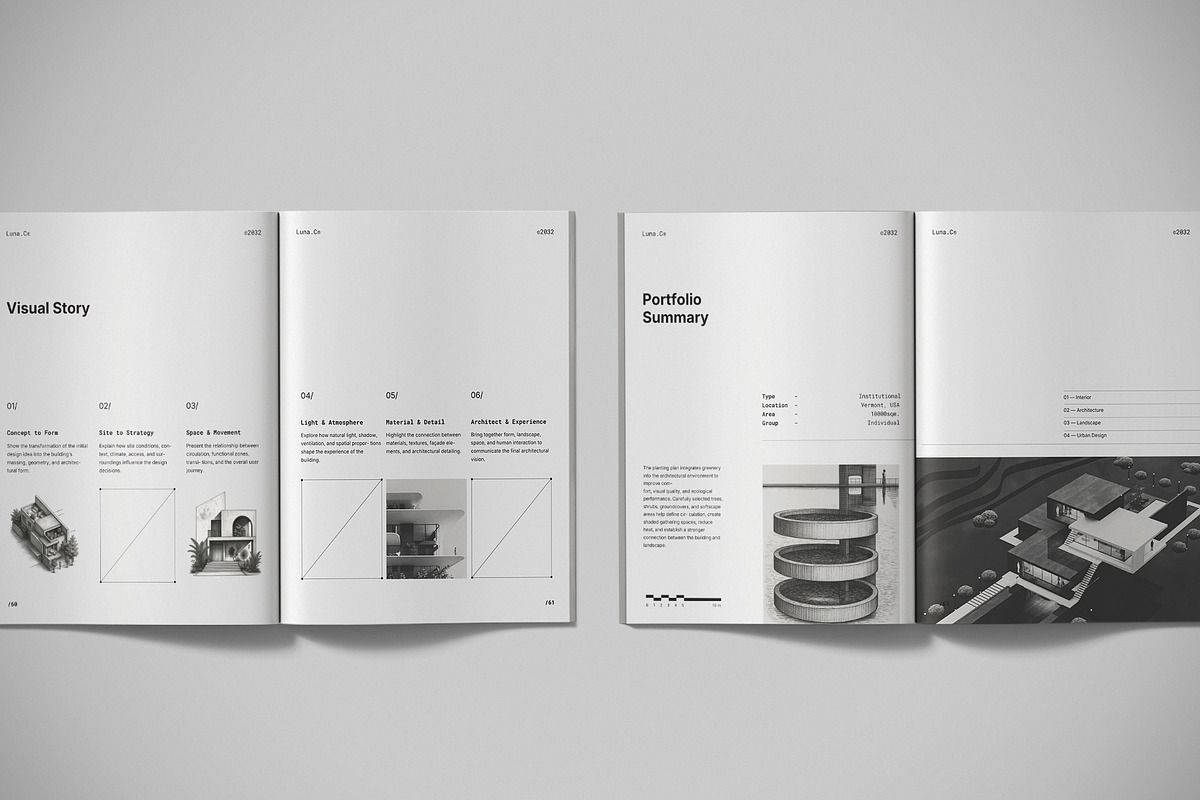 Architecture Portfolio Template, a Brochure Template by Studio Monova (Photo 26 of 33)