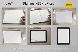 Planner Mockup Set