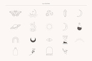 Celestial Logo Creator Set, a Graphic by Minimal Marks (Thumbnail 3 of 5)