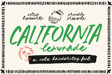 California Lemonade - Cute Font