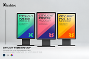 Citylight Digital Poster Mockup, an Advertising Mockup by Xtrahive (Thumbnail 1 of 2)