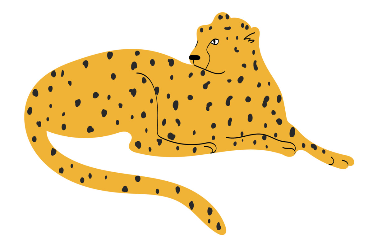 Cheetah Vector Pack, an Animal Illustration by Brunch Club Design (Photo 6 of 6)