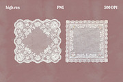 Vintage Fabric Doilies Bundle PNG, an Object Graphic by Marie T (Thumbnail 20 of 24)