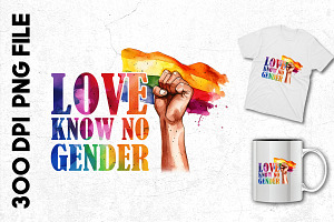 Love Know No Gender Graphics