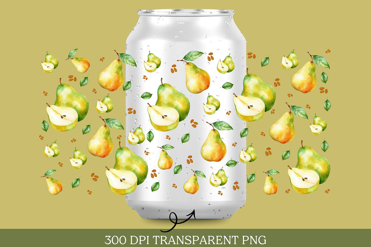 Fruity Tumbler Wrap Set of 3, a Pattern Graphic by Traveling Designer (Photo 2 of 6)