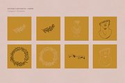ANTIQUE AESTHETIC + SHINE templates, a Background Graphic by mamormo (Thumbnail 9 of 13)