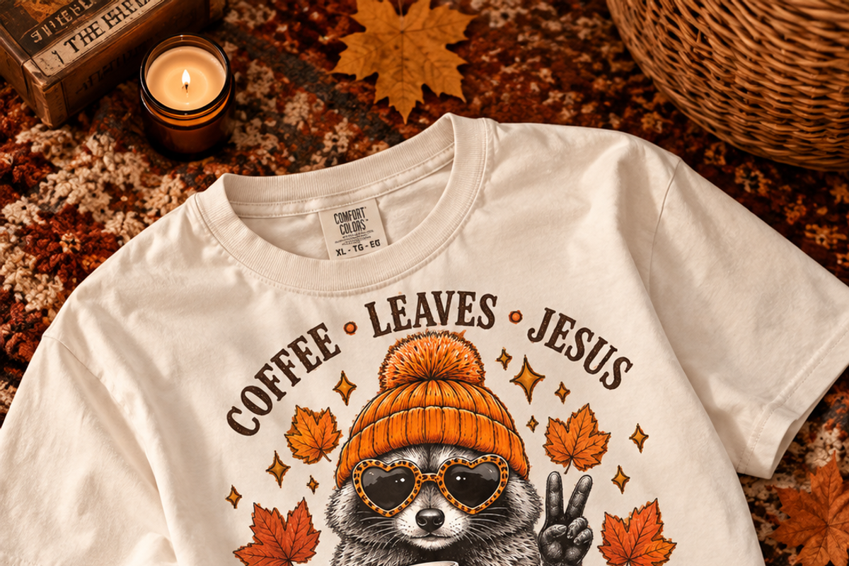 Fall Raccoon 16 PNG Cute Designs, an Animal Illustration by ElDesignState (Photo 12 of 21)